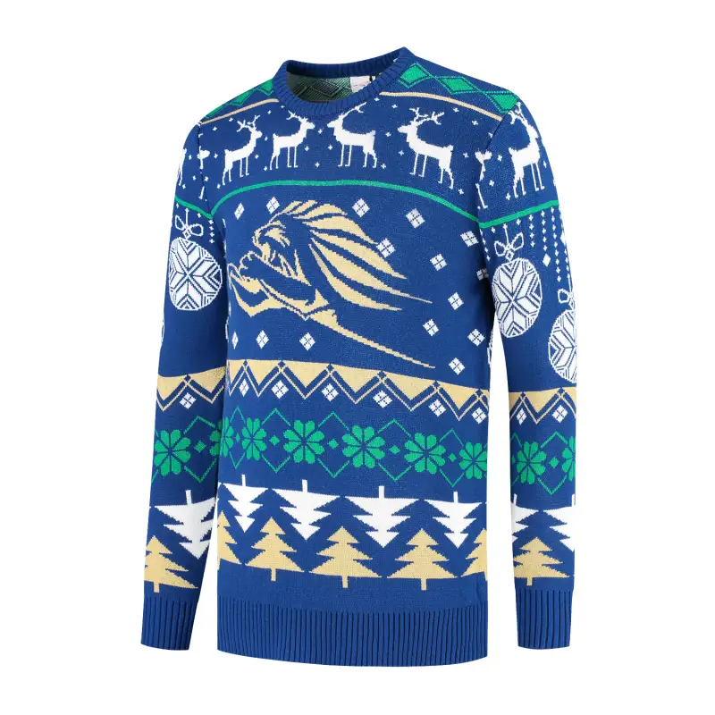 Kingspan custom kersttrui kerstsweater zijkant