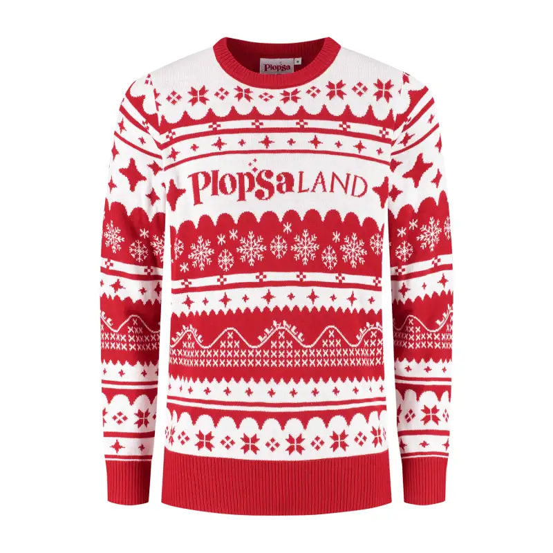 Plopsaland custom kersttrui kerstsweater voorkant