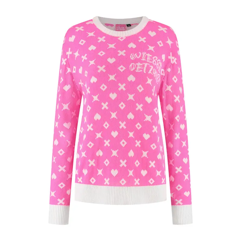 Wiese Oet Zuus custom kersttrui kerstsweater voorkant