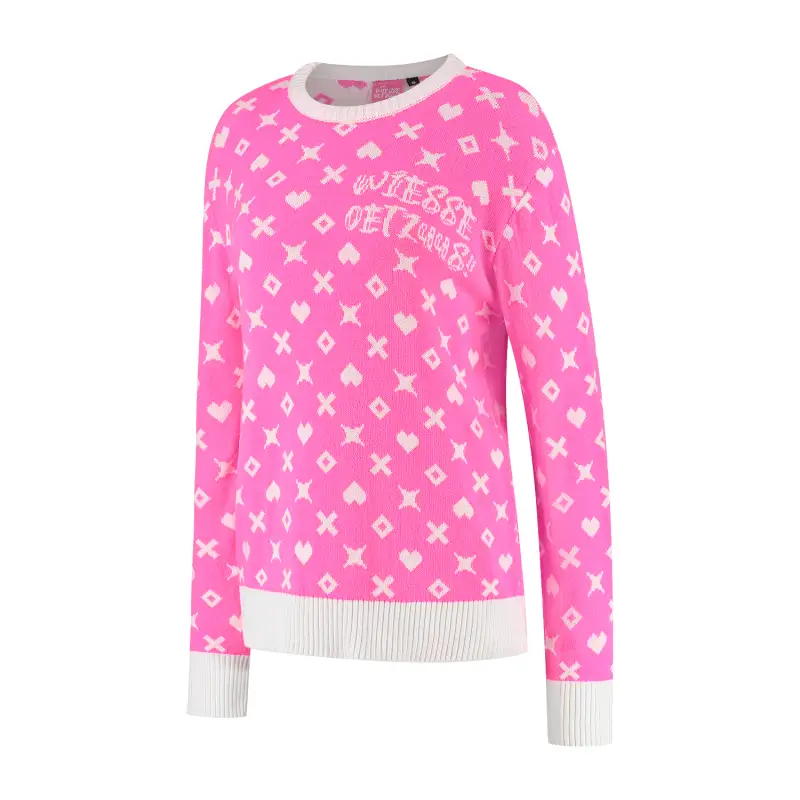 Wiese Oet Zuus custom kersttrui kerstsweater zijkant