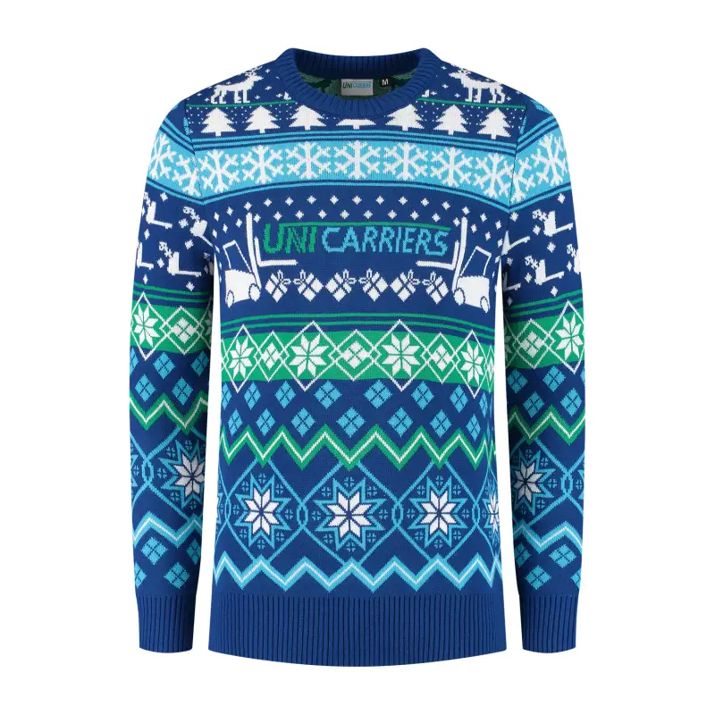 UniCarriers custom kersttrui kerstsweater voorkant
